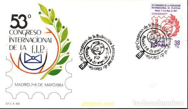 Timbres: 683089 MNH ESPA&Ntilde;A 1984 53 CONGRESO DE LA FEDERACION INTERNACIONAL DE FILATELIA