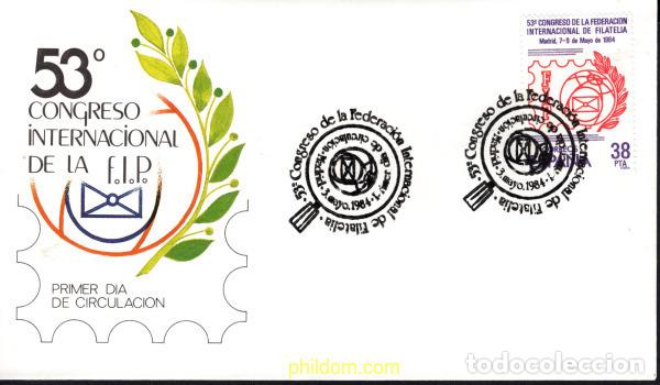 Timbres: 683090 MNH ESPA&Ntilde;A 1984 53 CONGRESO DE LA FEDERACION INTERNACIONAL DE FILATELIA