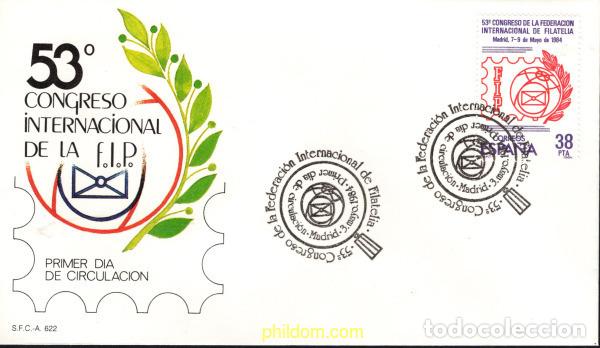 Timbres: 683091 MNH ESPA&Ntilde;A 1984 53 CONGRESO DE LA FEDERACION INTERNACIONAL DE FILATELIA
