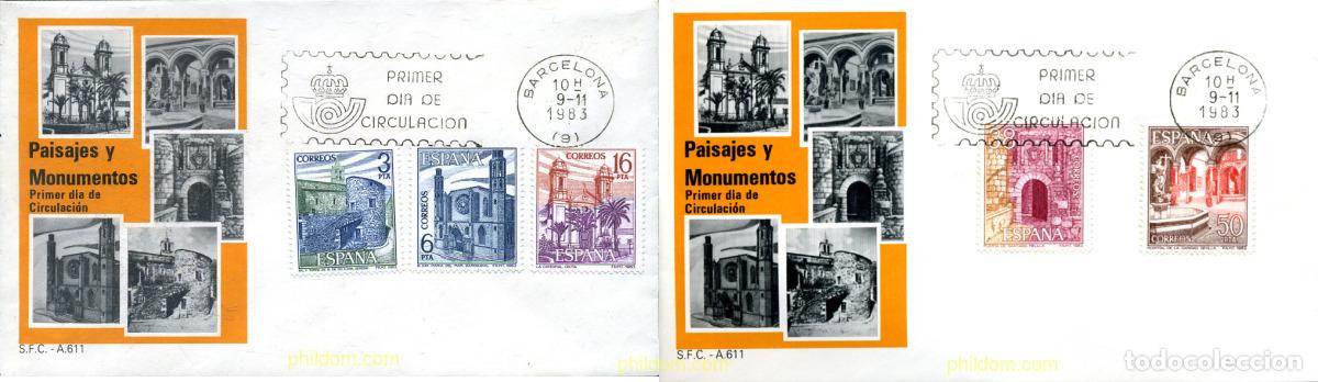 Timbres: 261373 MNH ESPA&Ntilde;A 1983 PAISAJES Y MONUMENTOS