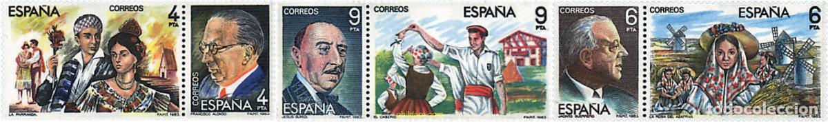 Timbres: 162046 MNH ESPA&Ntilde;A 1983 MAESTROS DE LA ZARZUELA