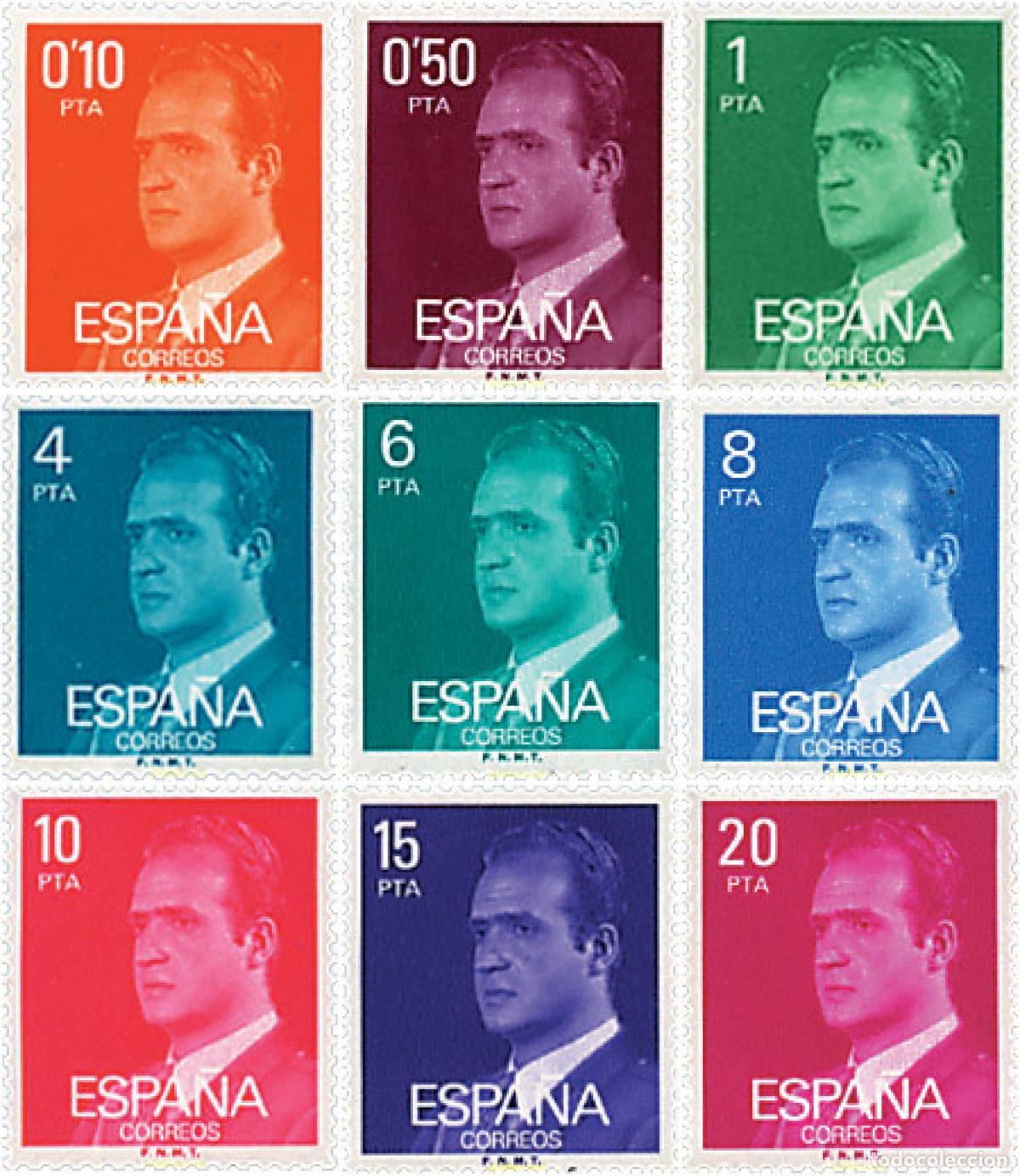 Selos: 321110 MNH ESPA&Ntilde;A 1977 JUAN CARLOS I