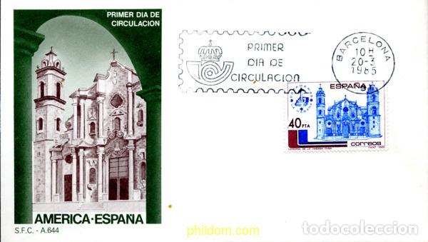 Selos: 261023 MNH ESPA&Ntilde;A 1985 AMERICA-ESPA&Ntilde;A