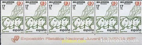 Selos: 210938 MNH ESPA&Ntilde;A 1985 A&Ntilde;O INTERNACIONAL DE LA JUVENTUD