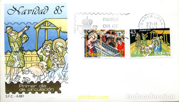 Sellos: 261008 MNH ESPA&Ntilde;A 1985 NAVIDAD