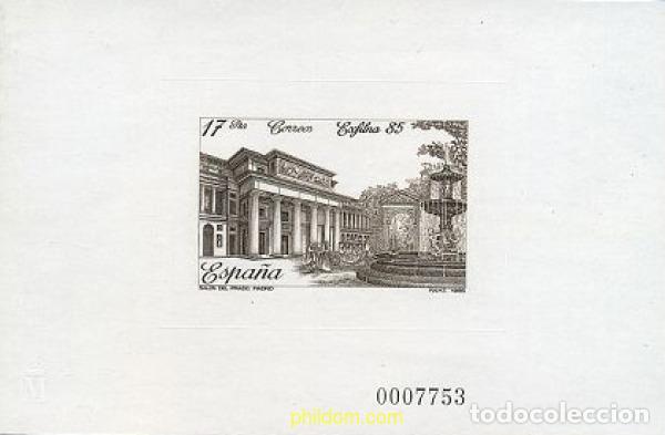Sellos: 21865 MNH ESPA&Ntilde;A 1985 EXFILNA 85. EXPOSICION FILATELICA NACIONAL