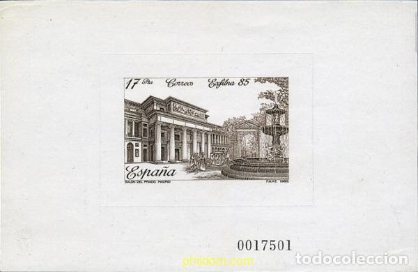 Sellos: 283909 MNH ESPA&Ntilde;A 1985 EXFILNA 85. EXPOSICION FILATELICA NACIONAL