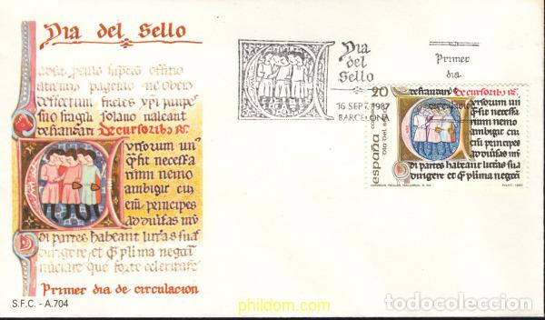 Timbres: 426709 MNH ESPA&Ntilde;A 1987 DIA DEL SELLO
