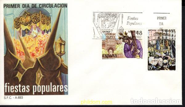 Timbres: 426705 MNH ESPA&Ntilde;A 1987 FIESTAS POPULARES