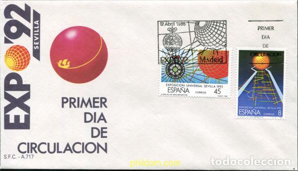 Sellos: 684356 MNH ESPA&Ntilde;A 1988 EXPO 92. EXPOSICION UNIVERSAL DE SEVILLA