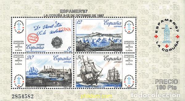 Timbres: 85774 MNH ESPA&Ntilde;A 1987 ESPAMER 87. EXPOSICION FILATELICA INTERNACIONAL