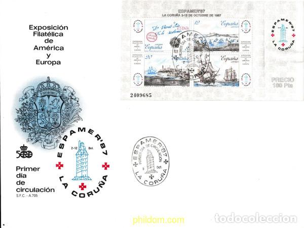 Timbres: 605505 MNH ESPA&Ntilde;A 1987 ESPAMER 87. EXPOSICION FILATELICA INTERNACIONAL