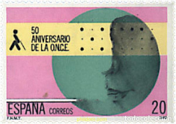 Timbres: 85804 MNH ESPA&Ntilde;A 1988 50 ANIVERSARIO DE LA ONCE