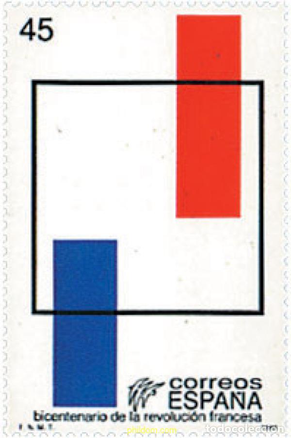 Timbres: 85409 MNH ESPA&Ntilde;A 1989 BICENTENARIO DE LA REVOLUCION FRANCESA