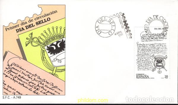Timbres: 426737 MNH ESPA&Ntilde;A 1989 DIA DEL SELLO