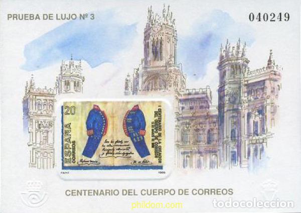 Timbres: 164470 MNH ESPA&Ntilde;A 1989 CENTENARIO DE LA CREACION DEL CUERPO DE CORREOS