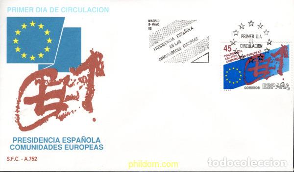 Timbres: 426744 MNH ESPA&Ntilde;A 1989 PRESIDENCIA ESPA&Ntilde;OLA DE LAS COMUNIDADES EUROPEAS