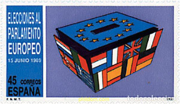 Timbres: 85827 MNH ESPA&Ntilde;A 1989 ELECCIONES AL PARLAMENTO EUROPEO