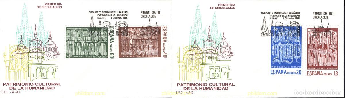 Timbres: 426727 MNH ESPA&Ntilde;A 1988 CIUDADES Y MONUMENTOS ESPA&Ntilde;OLES. PATRIMONIO DE LA HUMANIDAD