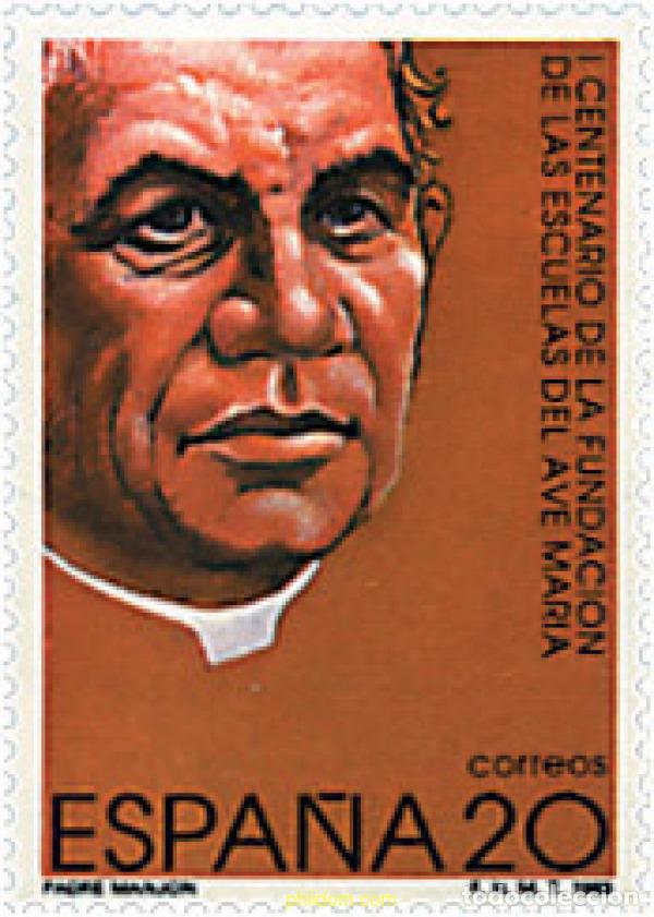 Timbres: 85832 MNH ESPA&Ntilde;A 1989 CENTENARIO DE LAS ESCUELAS DEL AVE MARIA
