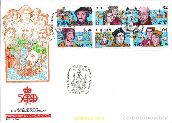 Briefmarken: 605504 MNH ESPA&Ntilde;A 1987 5 CENTENARIO DEL DESCUBRIMIENTO DE AMERICA