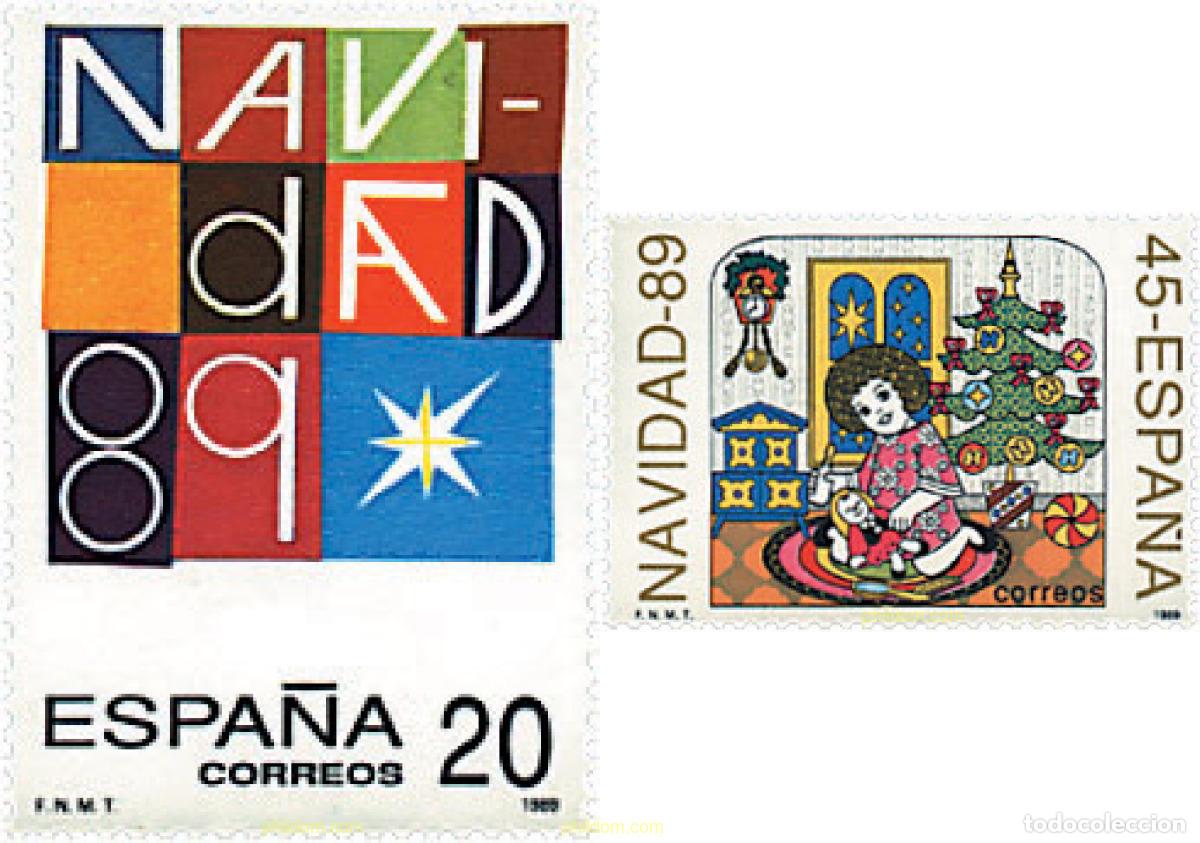Briefmarken: 85836 MNH ESPA&Ntilde;A 1989 NAVIDAD