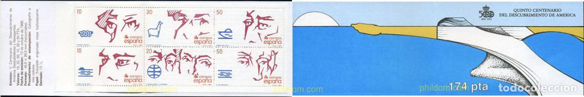 Briefmarken: 2256 MNH ESPA&Ntilde;A 1988 5 CENTENARIO DEL DESCUBRIMIENTO DE AMERICA