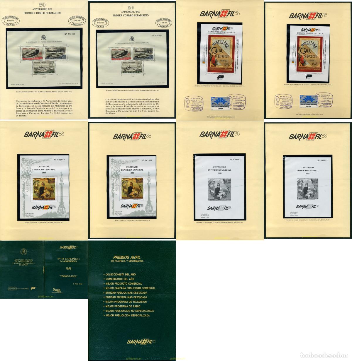 Briefmarken: 351584 MNH ESPA&Ntilde;A 1988 CENTENARIO DE LA EXPOSICION UNIVERSAL DE BARCELONA