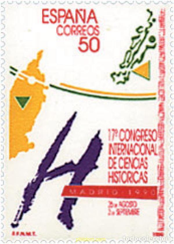 Briefmarken: 131014 MNH ESPA&Ntilde;A 1990 17 CONGRESO INTERNACIONAL DE CIENCIAS HISTORICAS