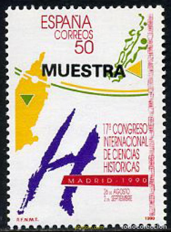 Briefmarken: 208555 MNH ESPA&Ntilde;A 1990 17 CONGRESO INTERNACIONAL DE CIENCIAS HISTORICAS
