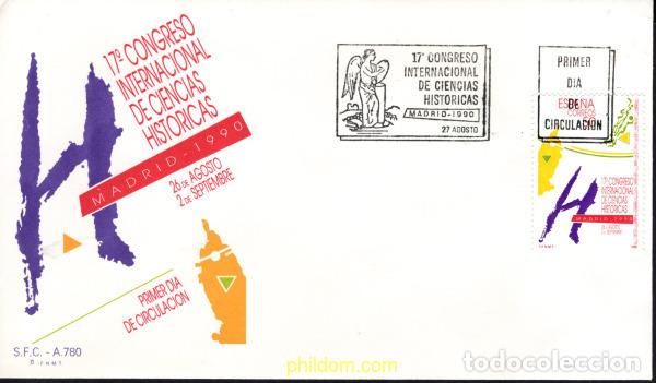 Briefmarken: 683166 MNH ESPA&Ntilde;A 1990 17 CONGRESO INTERNACIONAL DE CIENCIAS HISTORICAS