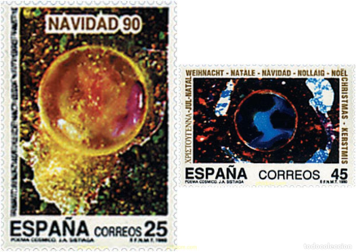 Briefmarken: 85854 MNH ESPA&Ntilde;A 1990 NAVIDAD
