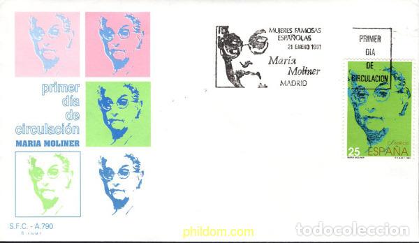 Briefmarken: 426760 MNH ESPA&Ntilde;A 1991 MUJERES FAMOSAS ESPA&Ntilde;OLAS
