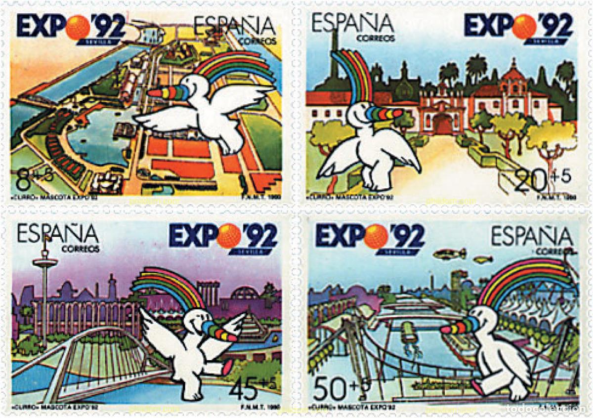 Briefmarken: 85646 MNH ESPA&Ntilde;A 1990 EXPO 92. EXPOSICION UNIVERSAL DE SEVILLA