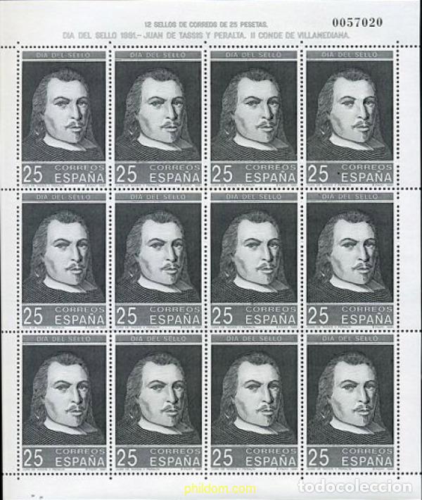 Briefmarken: 12244 MNH ESPA&Ntilde;A 1991 DIA DEL SELLO