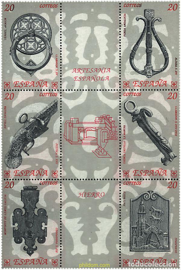 Sellos: 162058 MNH ESPA&Ntilde;A 1990 ARTESANIA ESPA&Ntilde;OLA. HIERRO