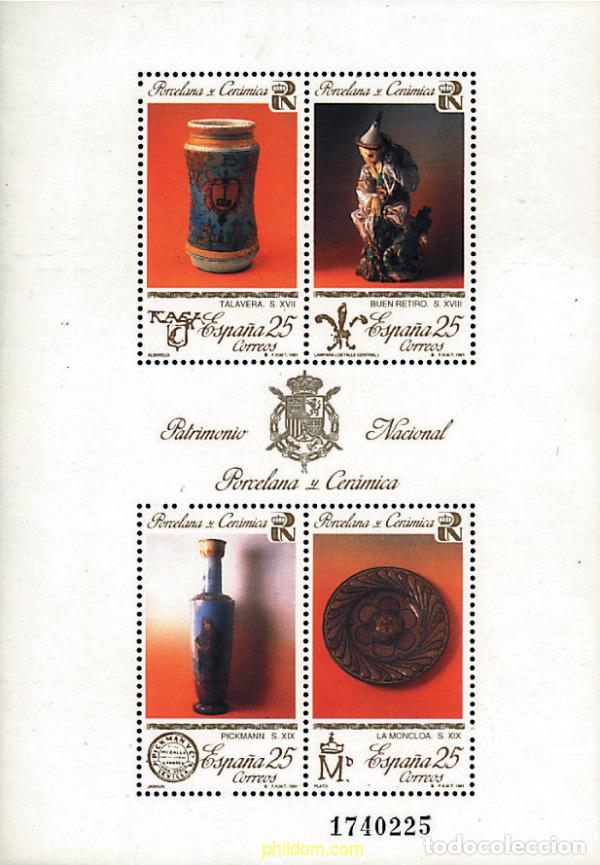 Sellos: 4156 MNH ESPA&Ntilde;A 1991 PATRIMONIO ARTISTICO NACIONAL. PORCELANA Y CERAMICA