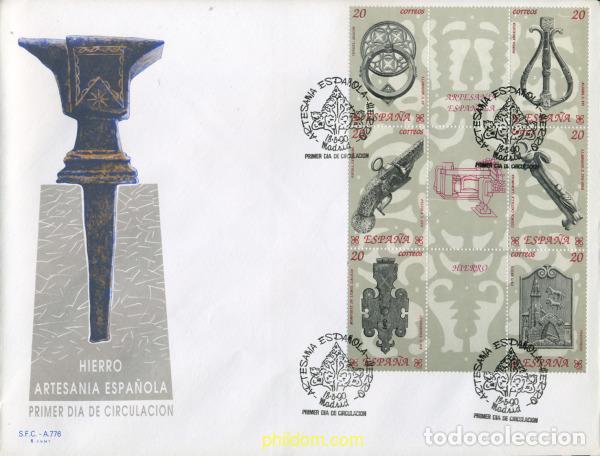 Sellos: 355319 MNH ESPA&Ntilde;A 1990 ARTESANIA ESPA&Ntilde;OLA. HIERRO