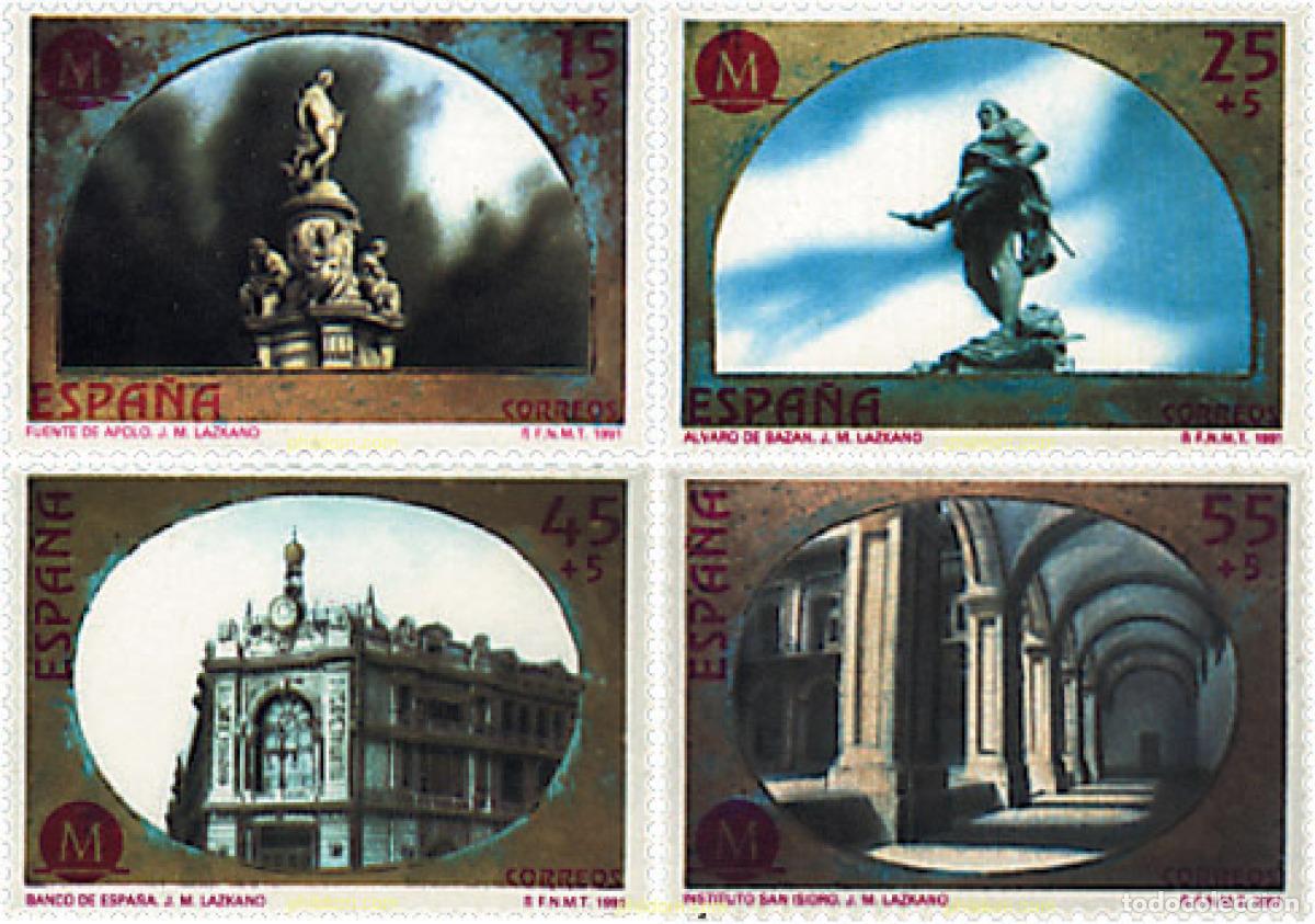 Timbres: 85866 MNH ESPA&Ntilde;A 1991 MADRID CAPITAL EUROPEA DE LA CULTURA