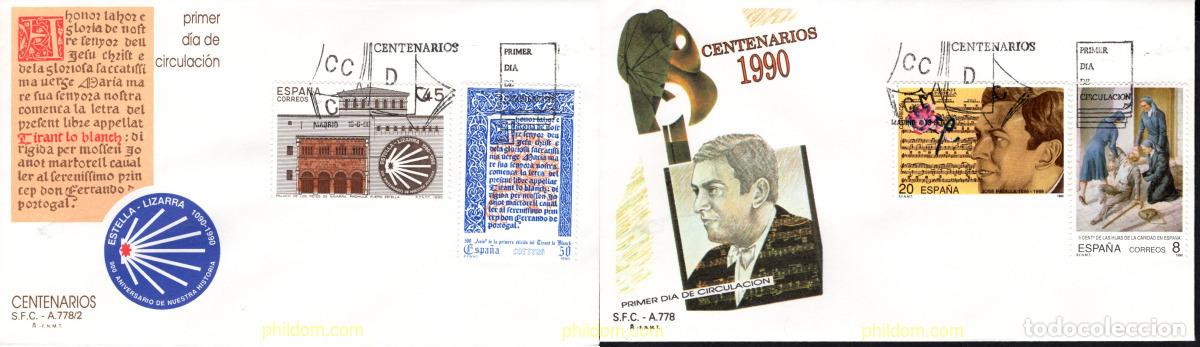Timbres: 683164 MNH ESPA&Ntilde;A 1990 CENTENARIOS