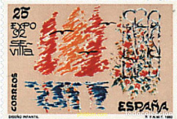 Timbres: 85431 MNH ESPA&Ntilde;A 1992 DISE&Ntilde;O INFANTIL