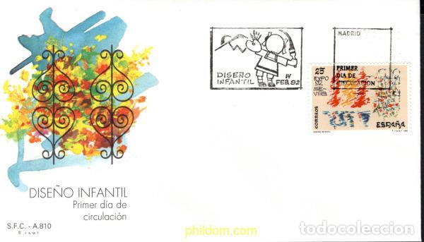 Timbres: 426776 MNH ESPA&Ntilde;A 1992 DISE&Ntilde;O INFANTIL
