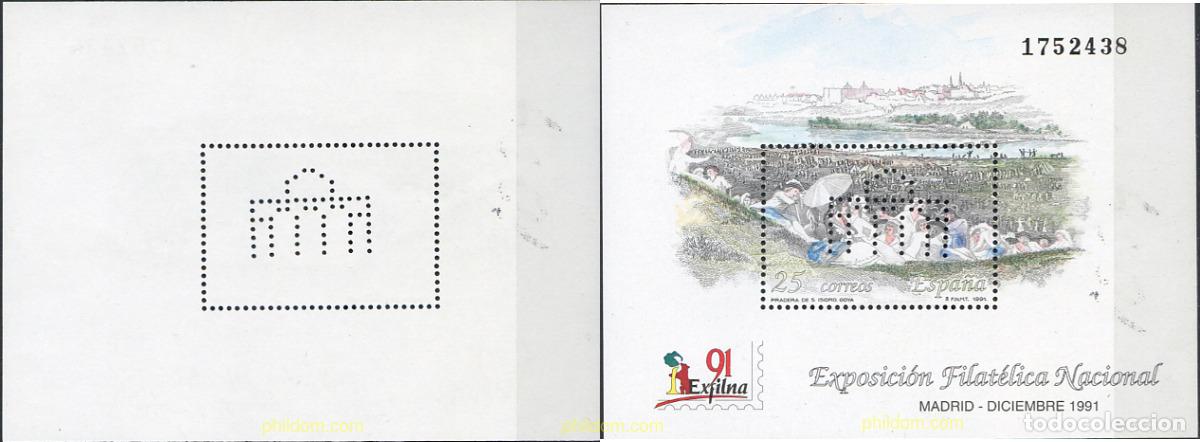 Timbres: 240179 MNH ESPA&Ntilde;A 1991 EXPOSICION FILATELICA NACIONAL