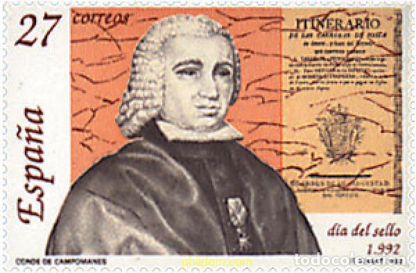 Timbres: 85432 MNH ESPA&Ntilde;A 1992 DIA DEL SELLO