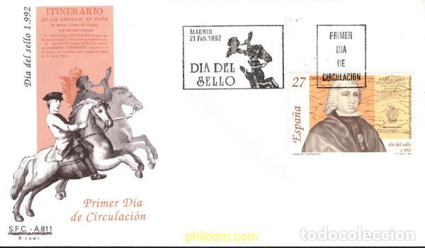Timbres: 426777 MNH ESPA&Ntilde;A 1992 DIA DEL SELLO