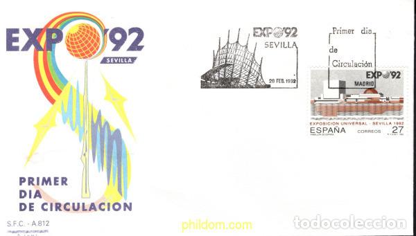 Timbres: 426779 MNH ESPA&Ntilde;A 1992 EXPO 92. EXPOSICION UNIVERSAL DE SEVILLA