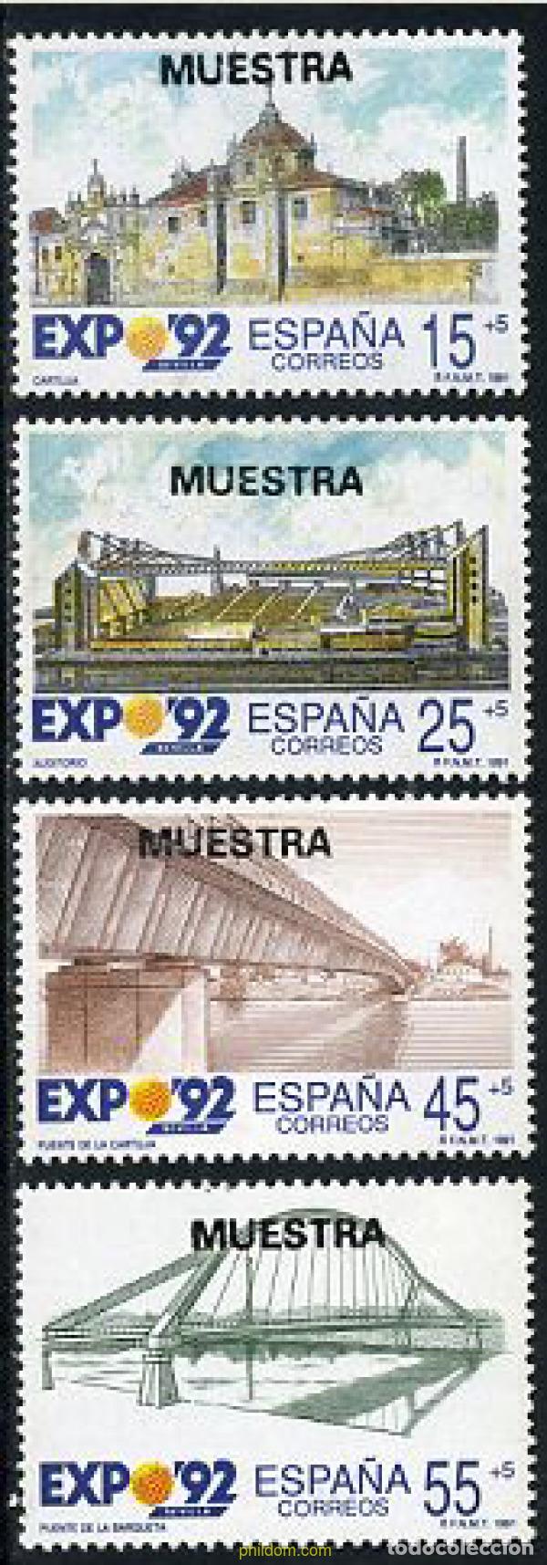 Timbres: 208546 MNH ESPA&Ntilde;A 1991 EXPO 92. EXPOSICION UNIVERSAL DE SEVILLA