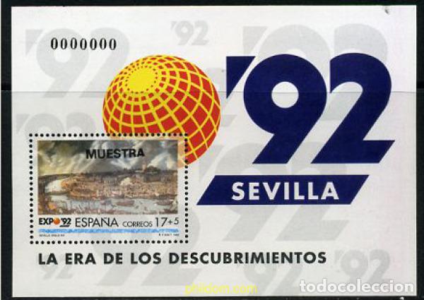 Timbres: 208515 MNH ESPA&Ntilde;A 1992 EXPO 92. EXPOSICION UNIVERSAL DE SEVILLA