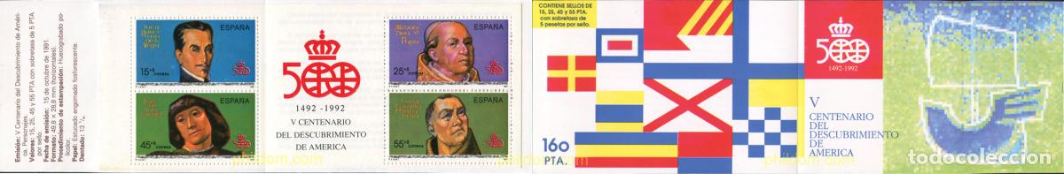 Timbres: 2262 MNH ESPA&Ntilde;A 1991 5 CENTENARIO DEL DESCUBRIMIENTO DE AMERICA