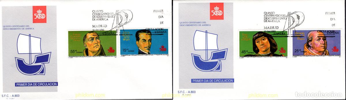 Timbres: 426770 MNH ESPA&Ntilde;A 1991 5 CENTENARIO DEL DESCUBRIMIENTO DE AMERICA